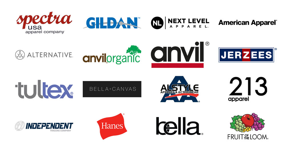 brand names for custom shirt printing screen printing spectrum apparel printing